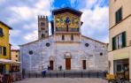 El santoral del 7 de febrero homenajea a San Ricardo Rey. En la imagen, la iglesia de San Frediano en Lucca (Italia), donde fue sepultado