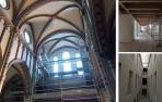La obra ha respetado la estructura de la iglesia. Las asambleas se celebrarán en el coro alto