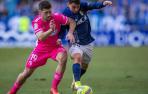 Jesús Areso, en el partido del Burgos contra el Real Oviedo