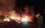 Bomberos de Navarra, en uno de los incendios atendidos este miércoles