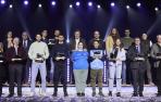 Foto de familia de los galardonados