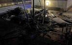 Incendio en un local de hostelería en Mendillorri
