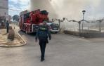 Vídeo del incendio de una casa en Cortes en el que una mujer ha resultado herida leve