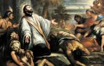 San Francisco Javier intercediendo para el cese de la peste, por Godefrido de Maes (1692) en el castillo de Javier