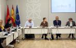 Reunión del Consejo de Diálogo Social celebrada este martes en el Palacio de Navarra