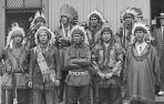 Miembros de la tribu nativa americana passamaquody