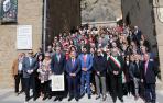 Fotos del Hermanamiento de Petilla de Aragón con Corteno Golgi y del nombramiento de Ramón y Cajal como Hijo Predilecto.