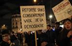 Protesta contra la reforma de las pensiones en París