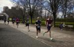 Fotos de la carrera solidaria en Pamplona organizada por la ONG Alboan.