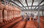 El consejero Aierdi visitó este viernes las nuevas instalaciones de Cárnicas Iruña en Lumbier
