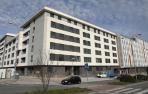 La residencia en construcción junto al Navarra Arena