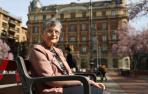 Olga Brajnovic, fotografiada en la plaza de San Francisco