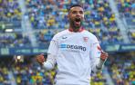 Youssef En-Nesyri, del Sevilla, celebra un gol