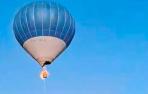 Captura del vídeo publicado en redes sociales en el que se ve el globo ardiendo con las personas en su interior