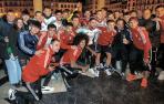 Osasuna celebró en la Plaza del Castillo su clasificación para la final de la Copa del Rey