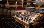 El Auditorio Nacional de Madrid se llenó el martes para escuchar Carmina Burana, de Orff, interpretada por el Coro y Orquesta de la Universidad de Navarra, el Coro Juvenil del Orfeón Pamplonés
