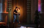 Una de las escenas del musical Ghost, que actualmente se encuentra en cartelera en Pamplona