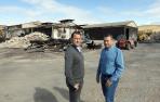 Imágenes de la planta de Planasa tras el incendio del 18 de junio de 2022