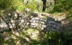 Vestigios de la torre circular del Castillo de Leguin en Izagaondoa