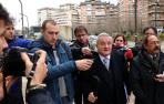 Pachi Izco, a su entrada a la Audiencia de Navarra