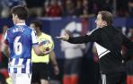 Jagoba Arrasate, en el partido contra la Real Sociedad