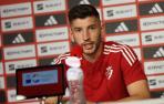 David García, en la rueda de prensa del día de antes de la final de la Copa del Rey