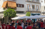 Vídeo del ambiente de la afición rojilla en las calles del centro de Sevilla