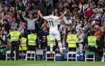 Marco Asensio celebra su tanto al Getafe