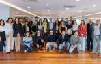 Asistentes al 20 aniversario del Colegio de Podólogos de Navarra.