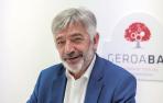 Koldo Martínez, en la sede de Geroa Bai en Pamplona