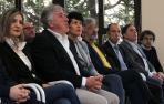 Cristina Ibarrola, Joseba Asiron, Elma Saiz, Koldo Martínez, Carlos García, Fernando Sesma y Txema Mauleón