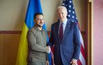 Volodimir Zelenski y Joe Biden