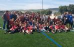 Celebración de los jugadores del Subiza