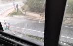 Vídeo de la fuerte granizada que ha caído sobre Noáin