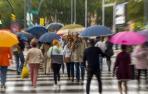 Lluvia en Zaragoza