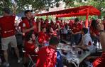 Ambiente previo al partido entre Osasuna y Girona