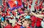 Fotos del ambiente previo al partido Osasuna - Girona.