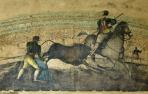 Cartel de Sanfermines de 1852,  en el constan los toros de Carriquiri, realizado en la imprenta de Ignacio García