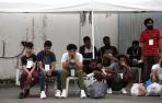 Migrantes trasladados a Kalamata tras su rescate