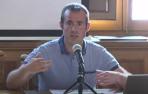 Xabier Santesteban en la jornada celebrada en Roncal