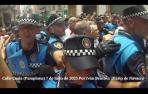 Vídeo de los abucheos y los gritos de la calle Curia grabado desde dentro de la procesión