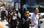 La llegada de niños saharauis a Navarra