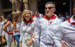 Entrega del Gallico de Oro de Napardi a Serafín Zubiri.