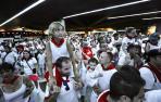 despedida de los Sanfermines de la Comparsa de gigantes y cabezudos 2023
