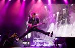 El grupo británico de indie rock Franz Ferdinand durante su actuación hoy sábado en el Festival Internacional de Benicasim