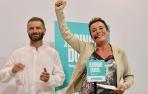 Bel Pozueta celebra la reedición de su escaño en el Congreso