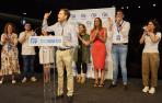Sergio Sayas, celebrando su nueva legislatura como diputado