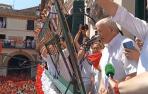 Vídeo del momento del lanzamiento del cohete de las fiestas de Tudela 2023