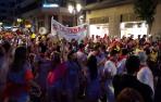 Vídeo: Las peñas de Tudela no se olvidan de Osasuna en su primera bajada de la plaza de toros