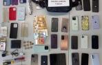 Móviles, dinero y pertenencias recuperadas tras ser robadas en Tudela